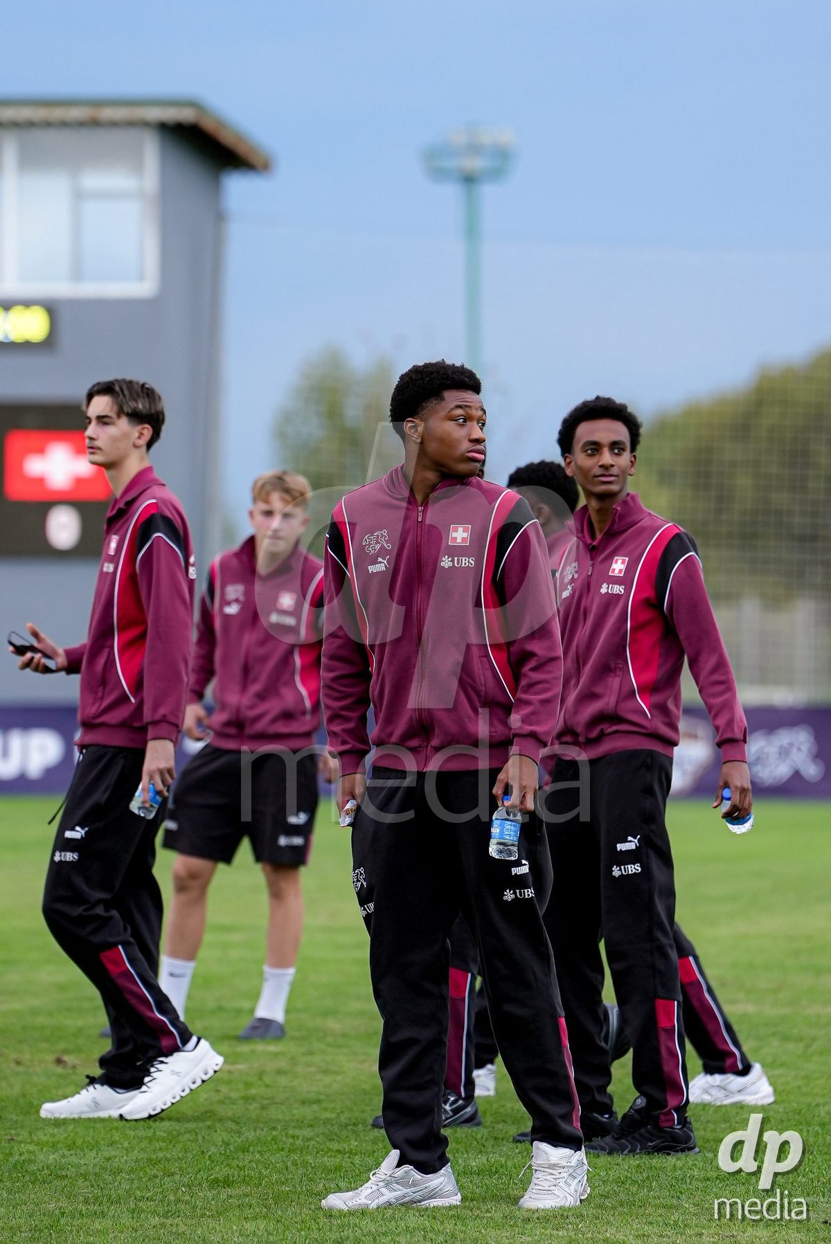 SIDE, TURKIYE - OCTOBER 28: Players of Switzerland arrival prior to the International Friendly match between Switzerland and Turkiye at Emirhan Sport Complex on October 28, 2026 in Side, Turkiye.