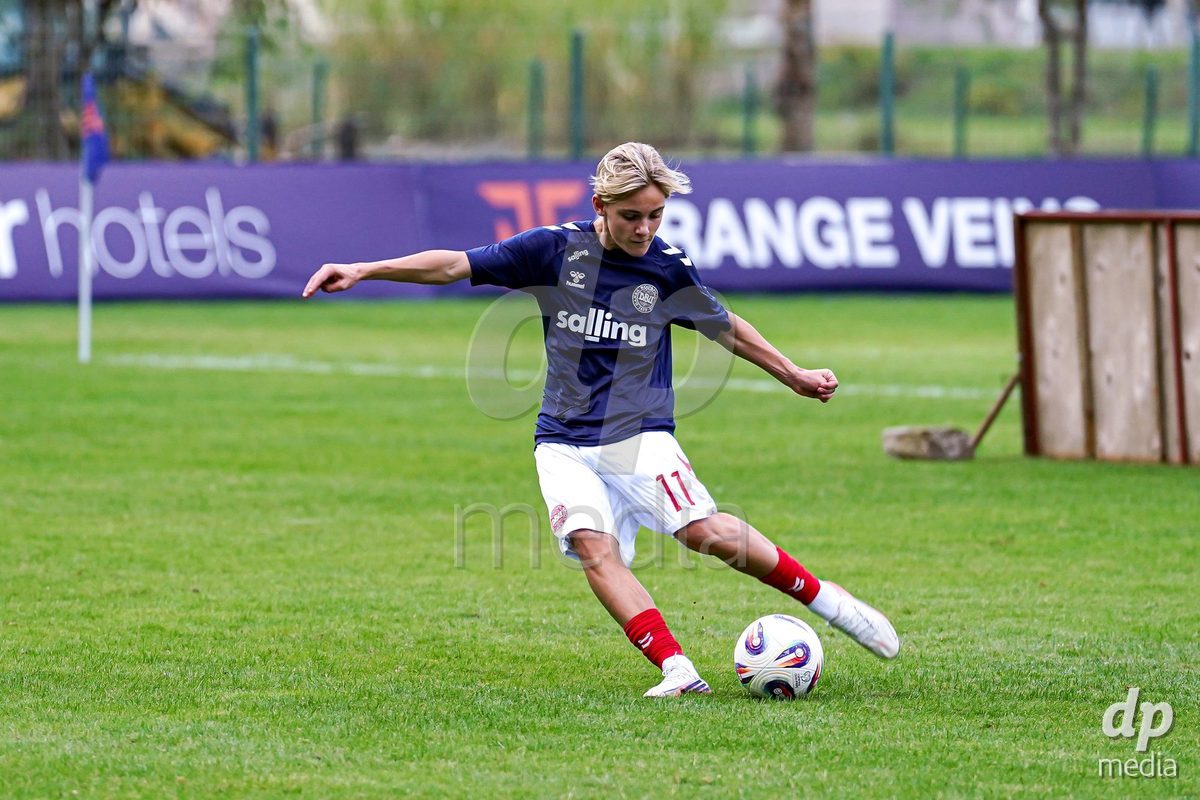 SIDE, TURKIYE - OCTOBER 28: Players of Denmark warming up during the International Friendly match between Denmark U16 and Saudi Arabia U16 at Emirhan Sport Complex on October 28, 2026 in Side, Turkiye.