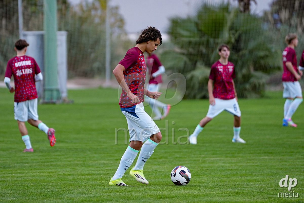 SIDE, TURKIYE - OCTOBER 28: Players of Switzerland warming up during the International Friendly match between Switzerland and Turkiye at Emirhan Sport Complex on October 28, 2026 in Side, Turkiye.