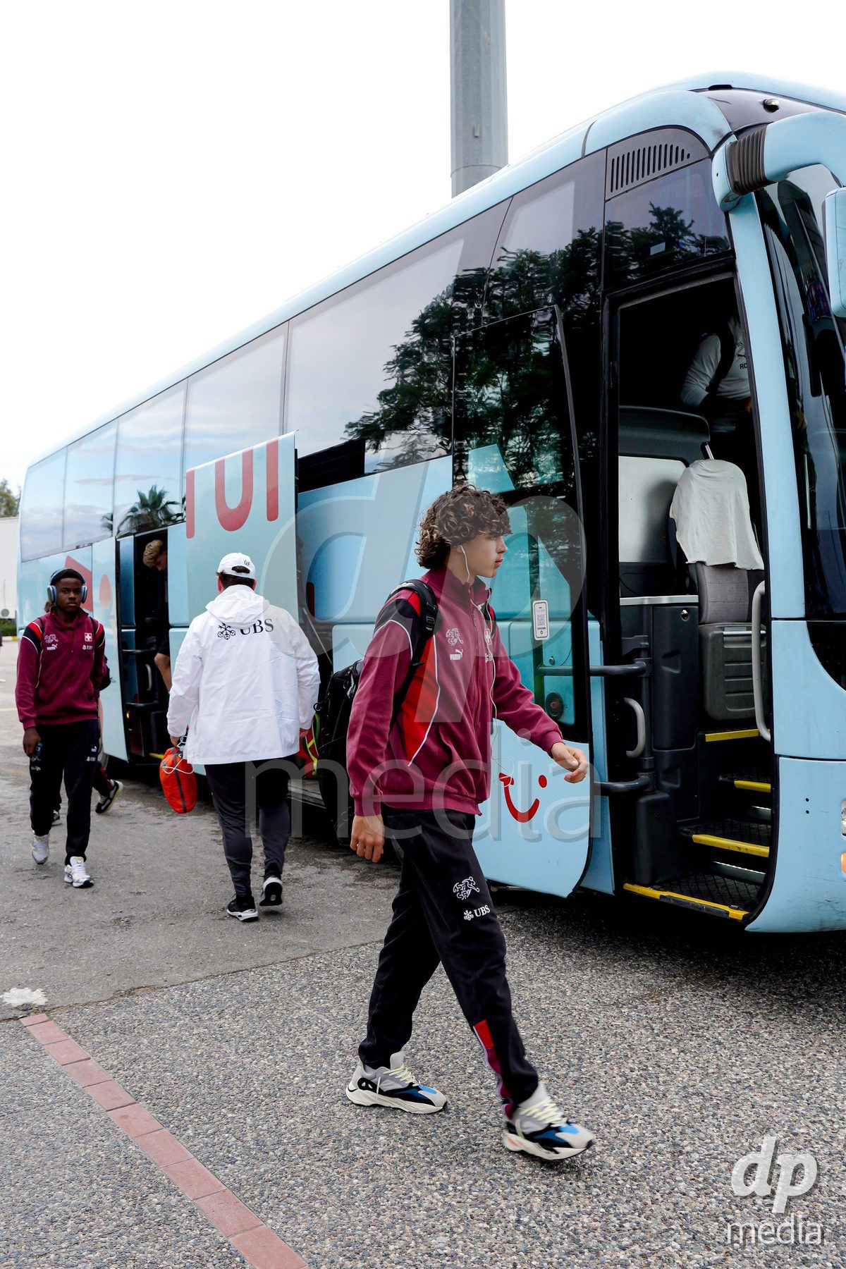 SIDE, TURKIYE - OCTOBER 28: Players of Switzerland arrival prior to the International Friendly match between Switzerland and Turkiye at Emirhan Sport Complex on October 28, 2026 in Side, Turkiye.