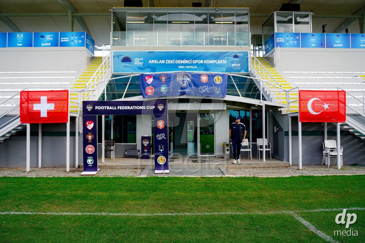 SIDE, TURKIYE - OCTOBER 28: General view of Emirhan Sport Complex prior to the International Friendly match between Switzerland and Turkiye at Emirhan Sport Complex on October 28, 2026 in Side, Turkiye.