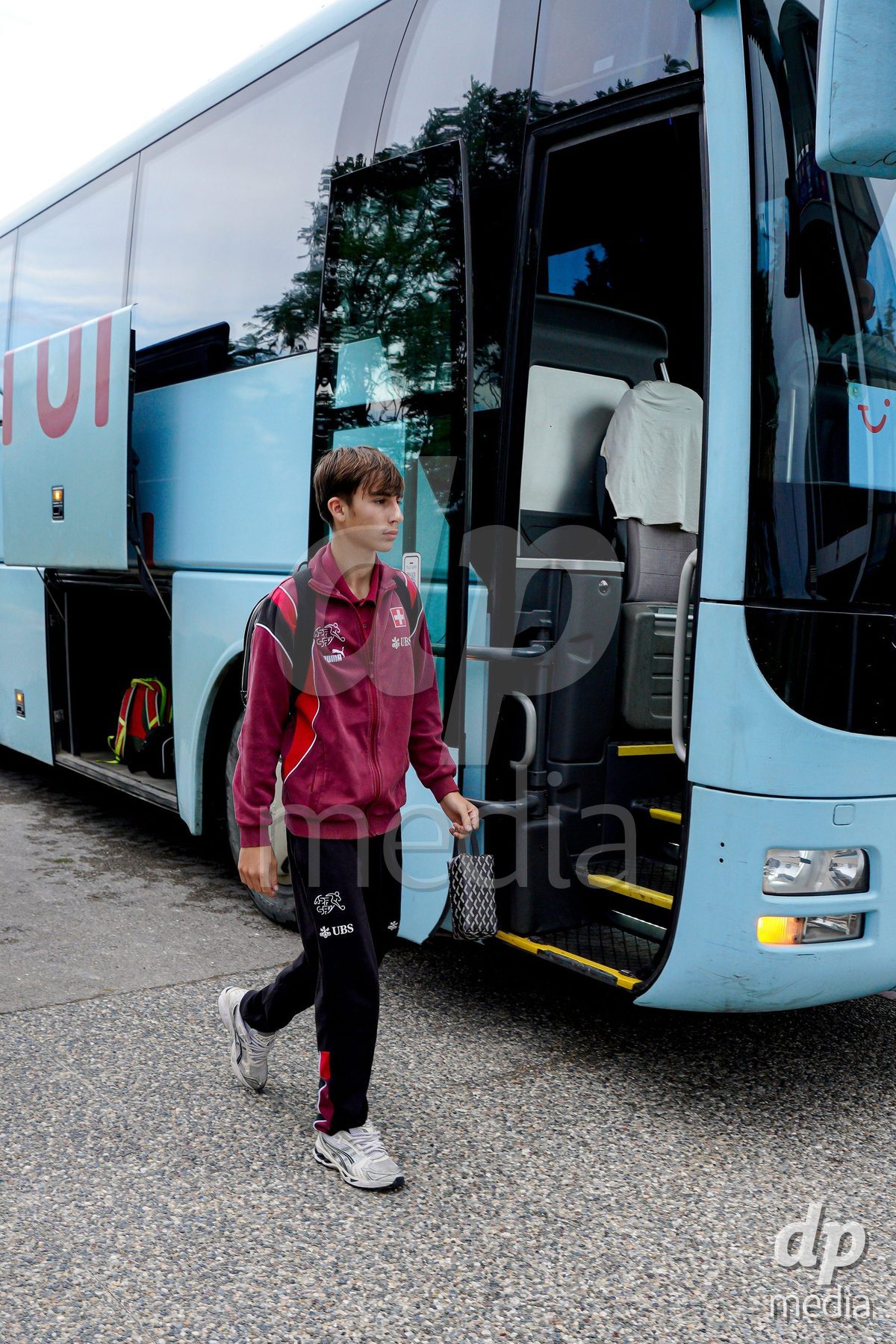 SIDE, TURKIYE - OCTOBER 28: Players of Switzerland arrival prior to the International Friendly match between Switzerland and Turkiye at Emirhan Sport Complex on October 28, 2026 in Side, Turkiye.