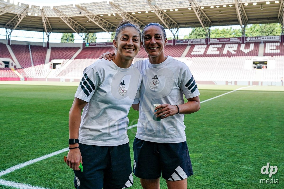GENEVA, SWITZERLAND - MAY 29: During the AXA Women's Super League match between Servette FC Chenois Feminin and BSC YB Frauen at Stade de Geneve on May 29, 2026 in Geneva, Switzerland.