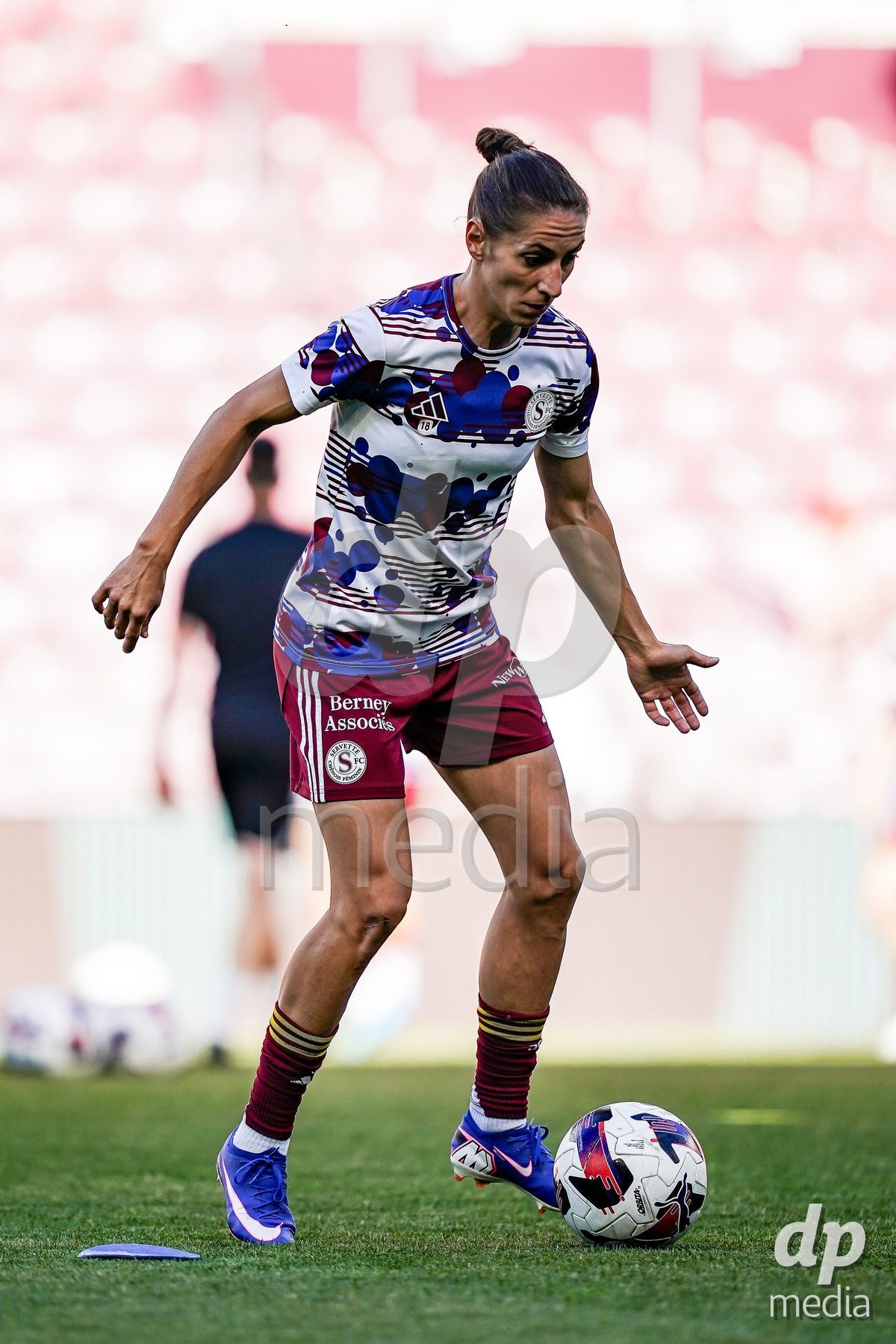 GENEVA, SWITZERLAND - MAY 29: During the AXA Women's Super League match between Servette FC Chenois Feminin and BSC YB Frauen at Stade de Geneve on May 29, 2026 in Geneva, Switzerland.