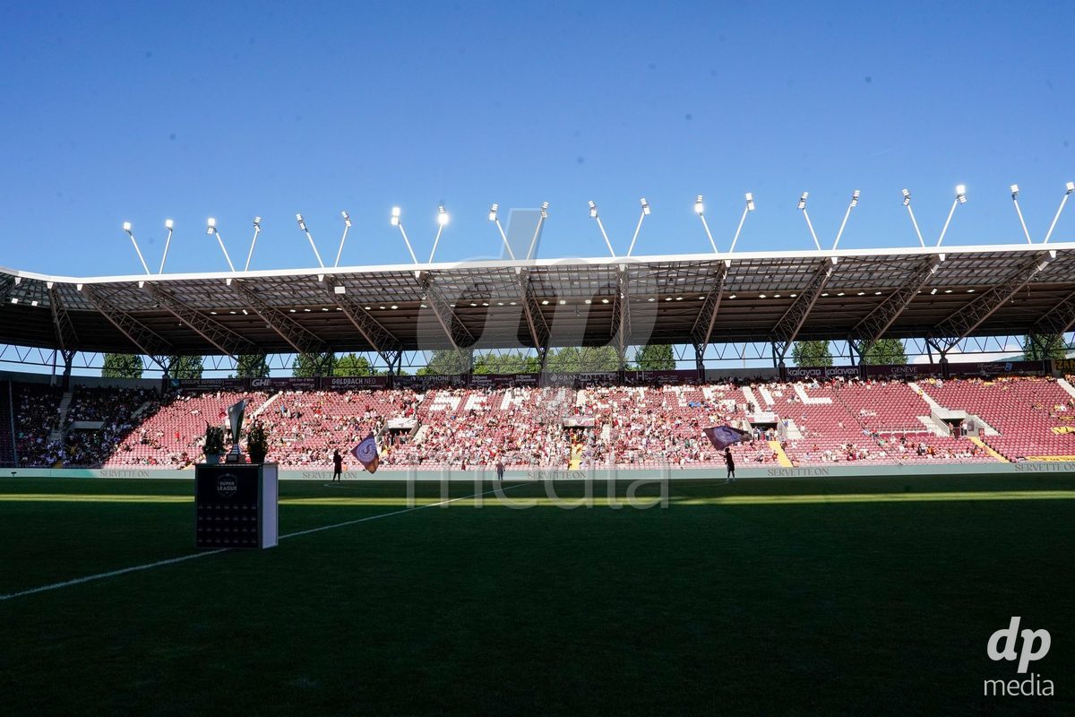 GENEVA, SWITZERLAND - MAY 29: During the AXA Women's Super League match between Servette FC Chenois Feminin and BSC YB Frauen at Stade de Geneve on May 29, 2026 in Geneva, Switzerland.
