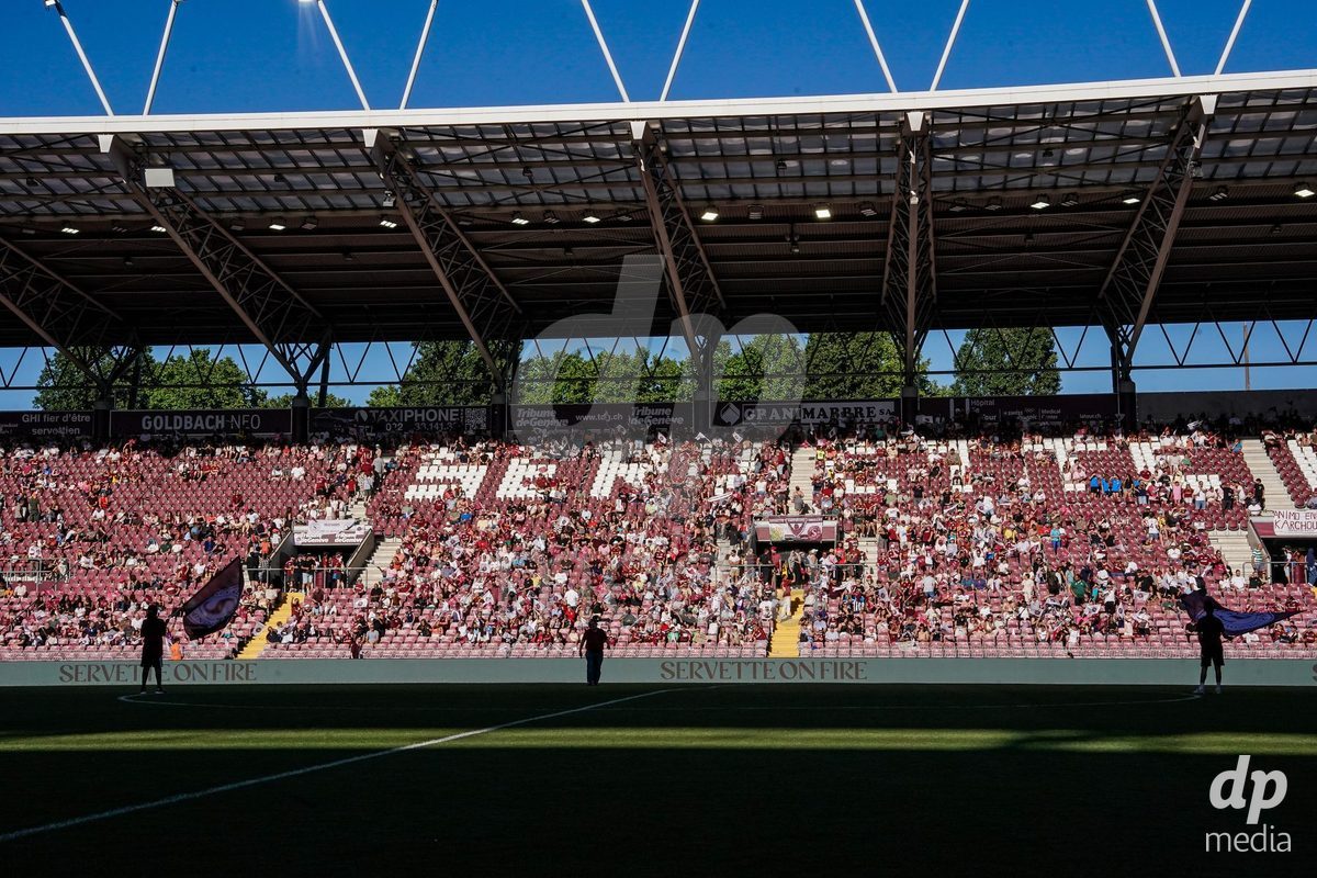 GENEVA, SWITZERLAND - MAY 29: During the AXA Women's Super League match between Servette FC Chenois Feminin and BSC YB Frauen at Stade de Geneve on May 29, 2026 in Geneva, Switzerland.