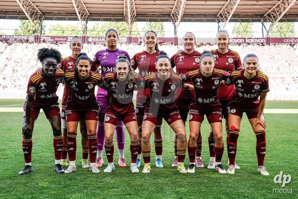 GENEVA, SWITZERLAND - MAY 29: During the AXA Women's Super League match between Servette FC Chenois Feminin and BSC YB Frauen at Stade de Geneve on May 29, 2026 in Geneva, Switzerland.
