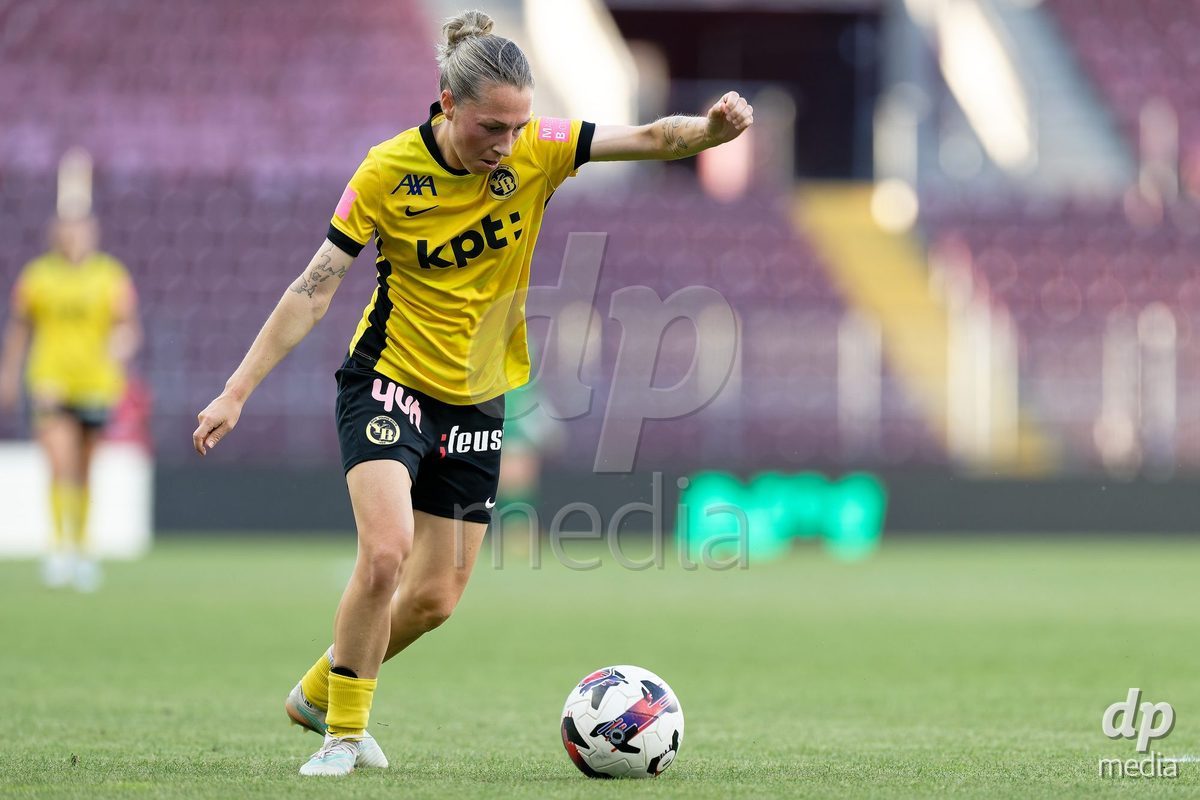 Geneva, Switzerland - May 29 : during the AWSL Final Second Leg match between Servette FC Chenois Feminin  and BSC YB Frauen  at Stade de Geneve on May 29 , 2026 in Geneva, Switzerland.