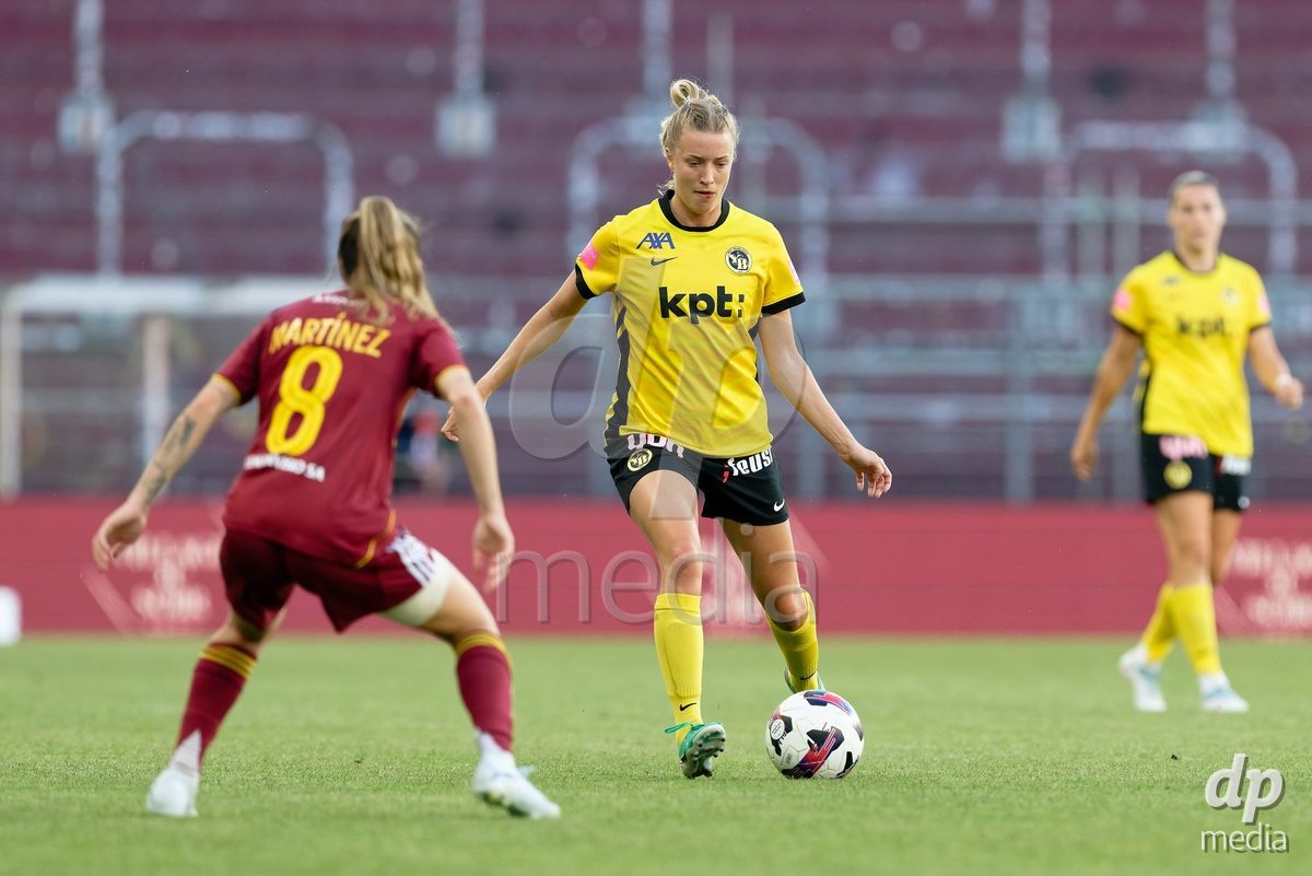 Geneva, Switzerland - May 29 : during the AWSL Final Second Leg match between Servette FC Chenois Feminin  and BSC YB Frauen  at Stade de Geneve on May 29 , 2026 in Geneva, Switzerland.