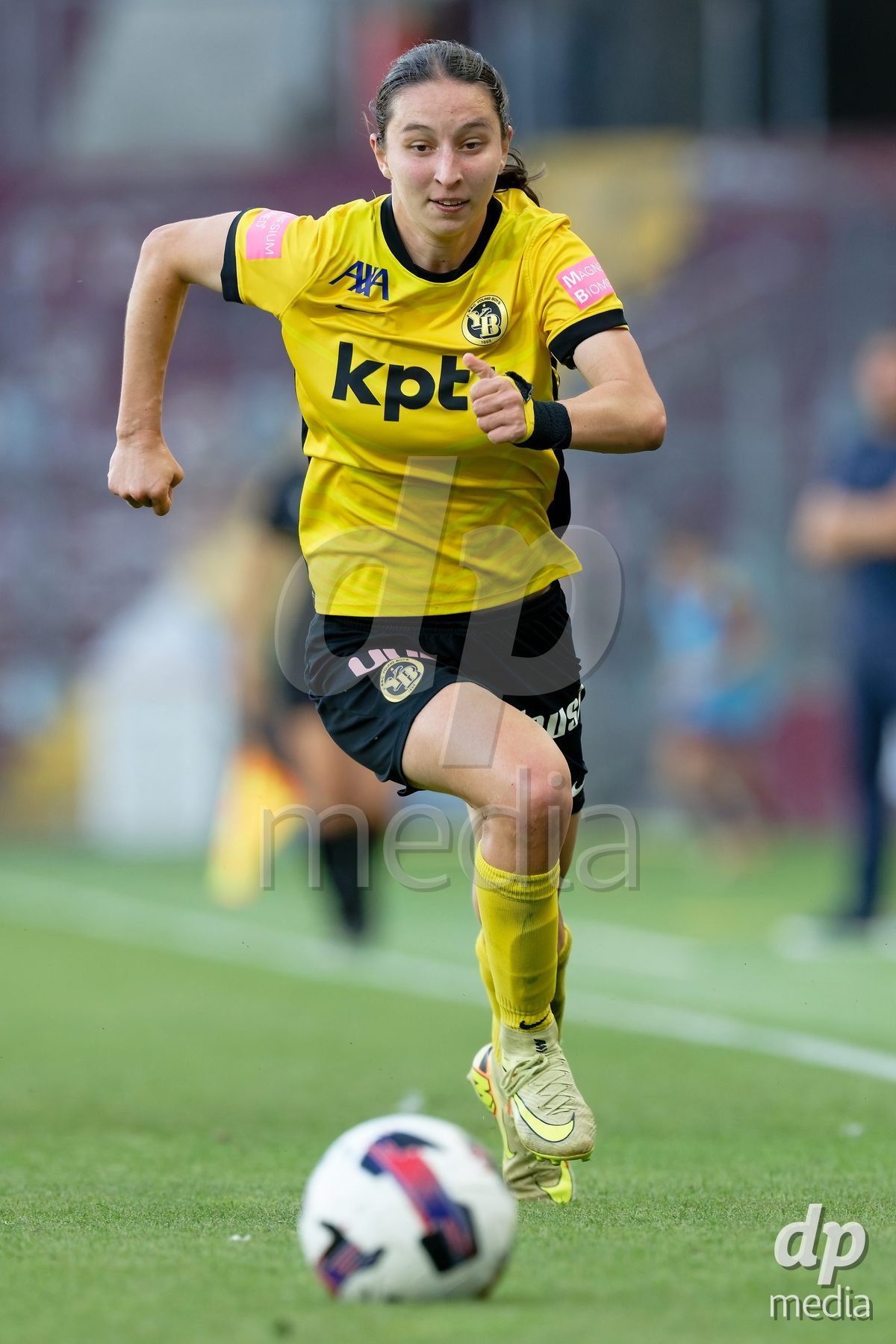 Geneva, Switzerland - May 29 : during the AWSL Final Second Leg match between Servette FC Chenois Feminin  and BSC YB Frauen  at Stade de Geneve on May 29 , 2026 in Geneva, Switzerland.