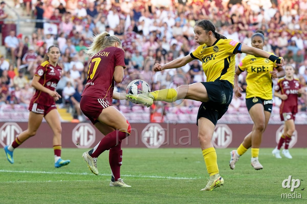 Geneva, Switzerland - May 29 : during the AWSL Final Second Leg match between Servette FC Chenois Feminin  and BSC YB Frauen  at Stade de Geneve on May 29 , 2026 in Geneva, Switzerland.