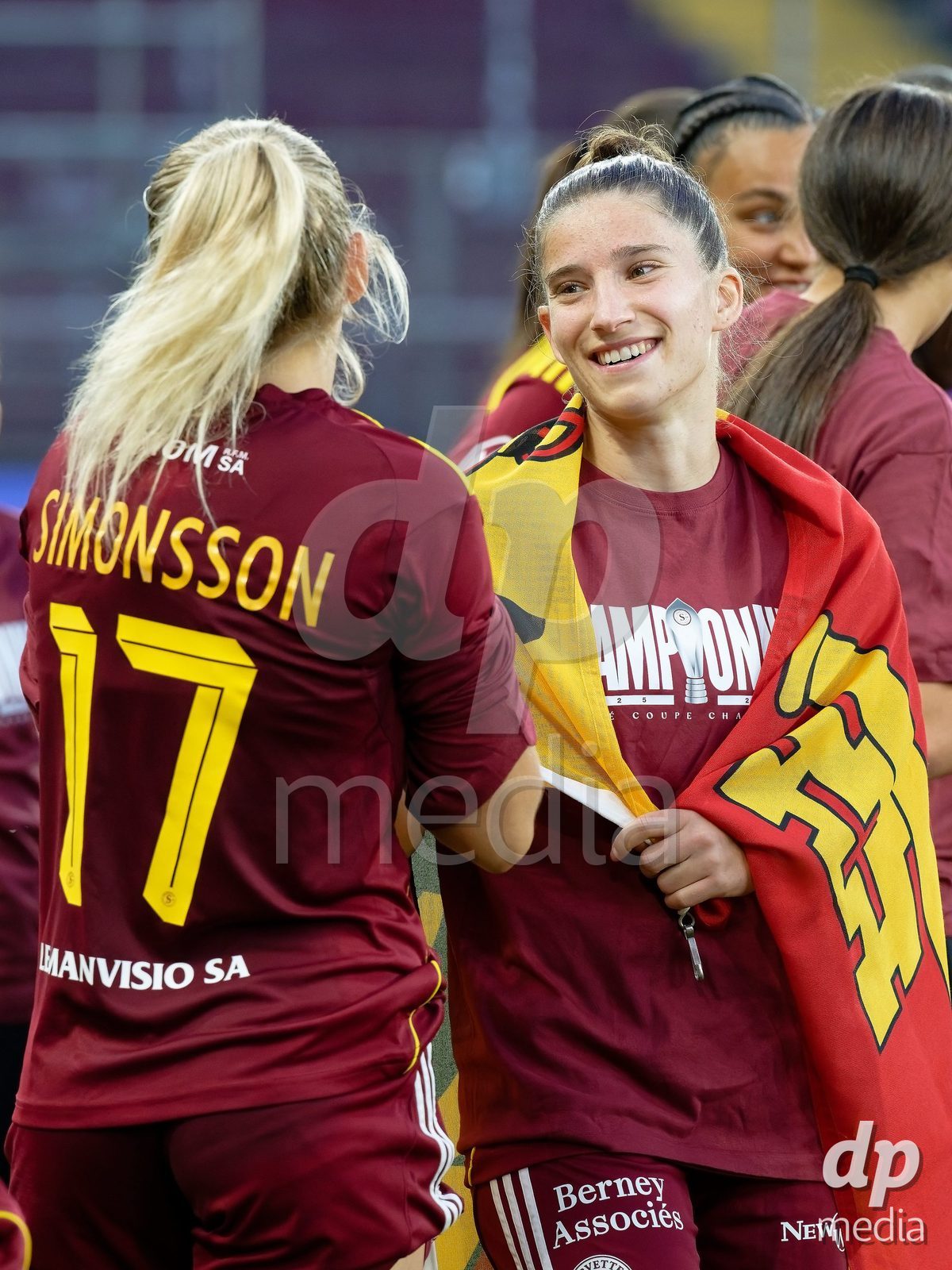Geneva, Switzerland - May 29 : during the AWSL Final Second Leg match between Servette FC Chenois Feminin  and BSC YB Frauen  at Stade de Geneve on May 29 , 2026 in Geneva, Switzerland.