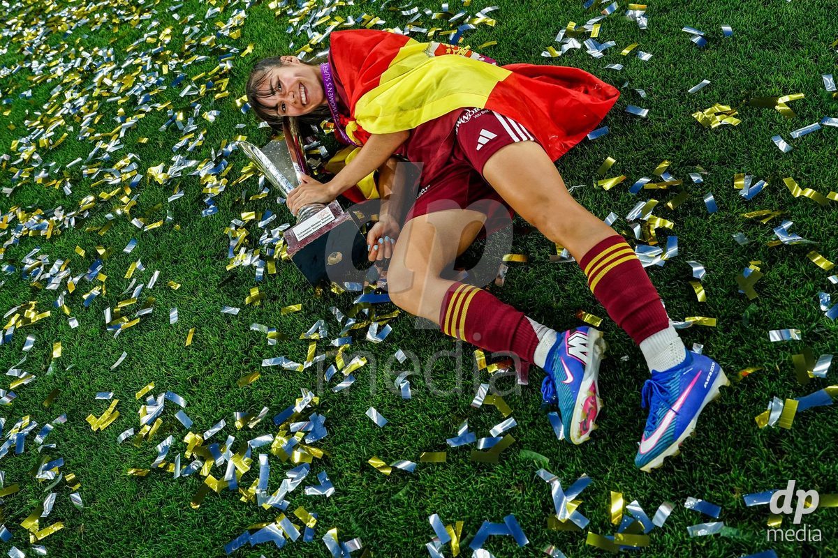 GENEVA, SWITZERLAND - MAY 29: Celebration of team Servette after winning the Final of the AXA Women's Super League match between Servette FC Chenois Feminin and BSC YB Frauen at Stade de Geneve on May 29, 2026 in Geneva, Switzerland.