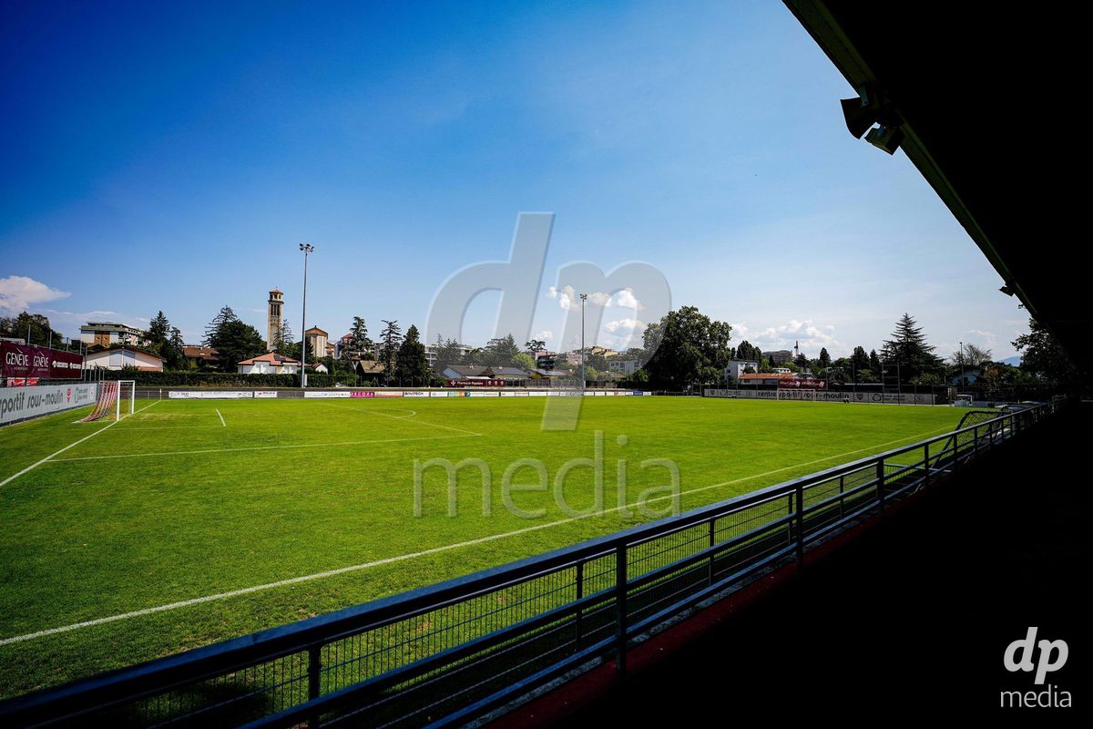Switzerland: AXA Womens Super League 2026/27, Servette FC Chenois Feminin vs FC Aarau Frauen - Stade des Trois-Chene, Chene-Bourg: Panoramic view of Stade des Trois-Chene