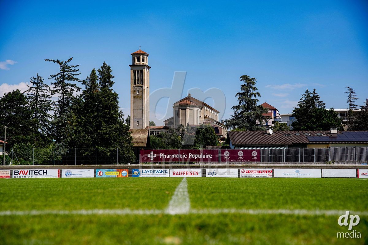 Switzerland: AXA Womens Super League 2026/27, Servette FC Chenois Feminin vs FC Aarau Frauen - Stade des Trois-Chene, Chene-Bourg: Panoramic view of Stade des Trois-Chene