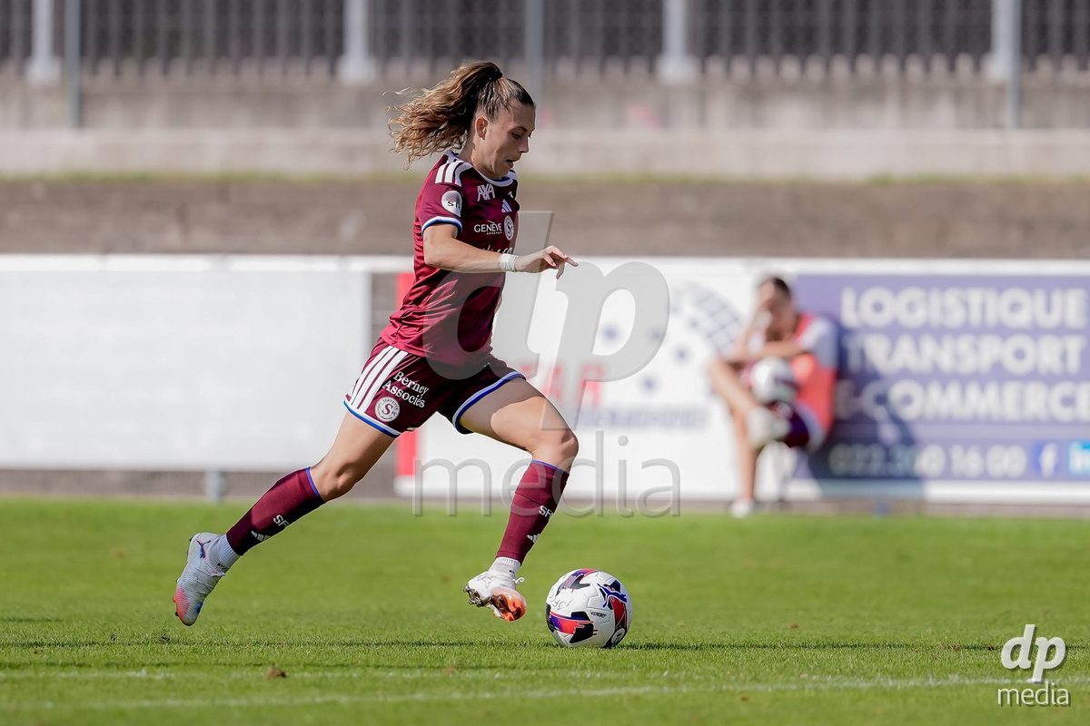 Switzerland: AXA Womens Super League 2026/27, Servette FC Chenois Feminin vs FC Aarau Frauen - Stade des Trois-Chene, Chene-Bourg: Asun Martinez (Asun Martínez) (Servette FC Chenois Feminin) in action.
