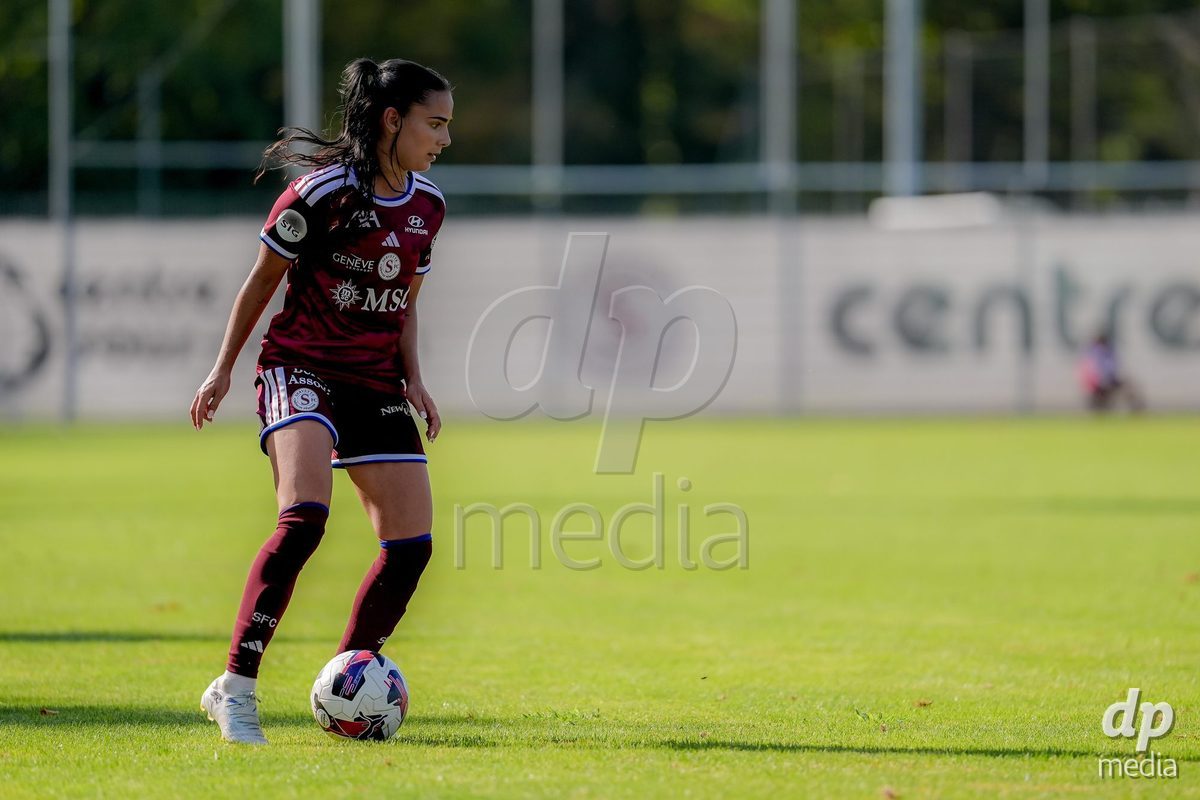 Switzerland: AXA Womens Super League 2026/27, Servette FC Chenois Feminin vs FC Aarau Frauen - Stade des Trois-Chene, Chene-Bourg: Meriame Terchoun (Servette FC Chenois Feminin) in action.