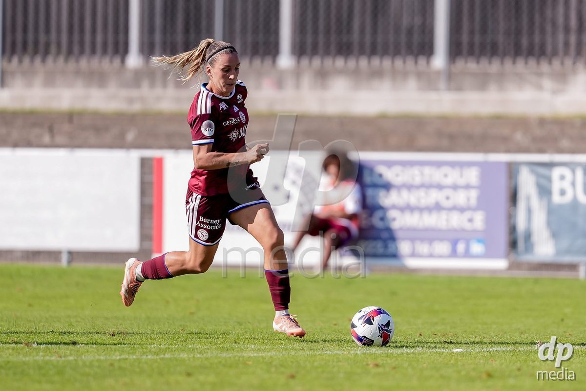 Switzerland: AXA Womens Super League 2026/27, Servette FC Chenois Feminin vs FC Aarau Frauen - Stade des Trois-Chene, Chene-Bourg: Gloria Marinelli (Servette FC Chenois Feminin) in action.