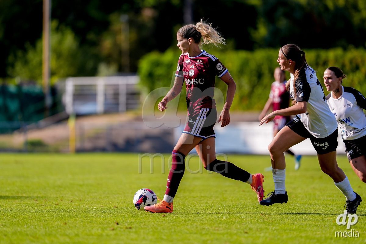 Switzerland: AXA Womens Super League 2026/27, Servette FC Chenois Feminin vs FC Aarau Frauen - Stade des Trois-Chene, Chene-Bourg: Stefanie Da Eira (Stéfanie Da Eira) (Servette FC Chenois Feminin) in action.