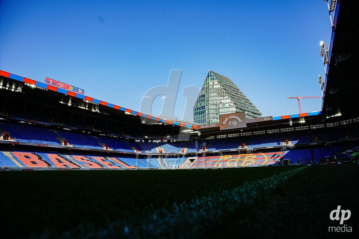 Switzerland: AXA Womens Super League 2026/27, FC Basel 1893 vs BSC YB Frauen - St. Jakob-Park, Basel: General view inside the stadium