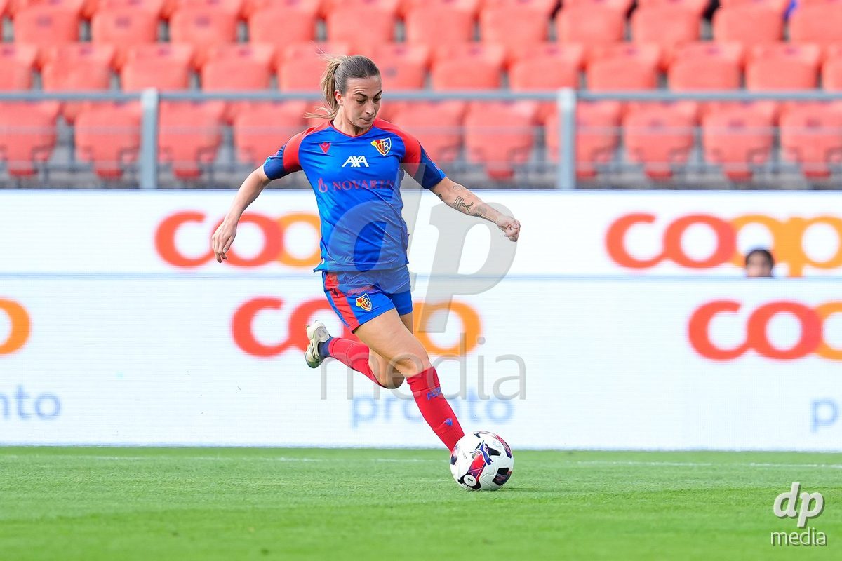 Switzerland: AXA Womens Super League 2026/27, FC Basel 1893 vs BSC YB Frauen - St. Jakob-Park, Basel: Alice Berti (19 FC Basel 1893) in action.