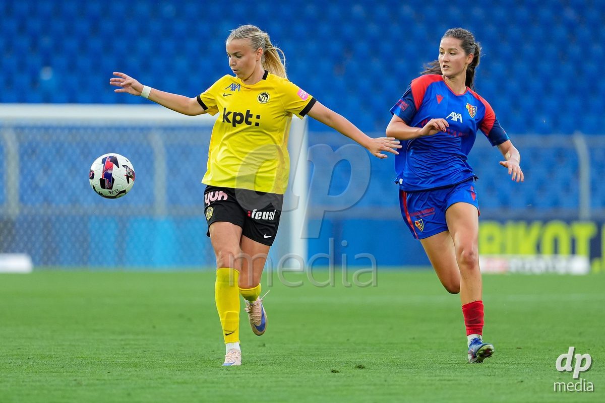 Switzerland: AXA Womens Super League 2026/27, FC Basel 1893 vs BSC YB Frauen - St. Jakob-Park, Basel: Action