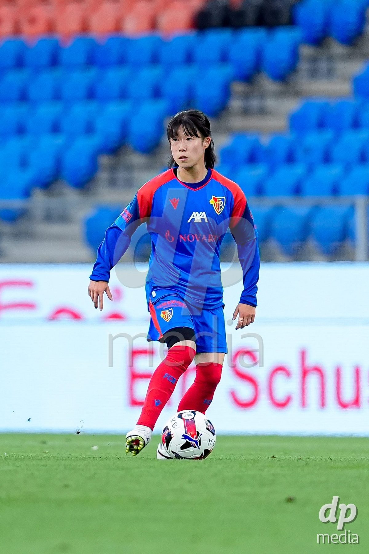 Switzerland: AXA Womens Super League 2026/27, FC Basel 1893 vs BSC YB Frauen - St. Jakob-Park, Basel: Mai Hirata (14 FC Basel 1893) in action.