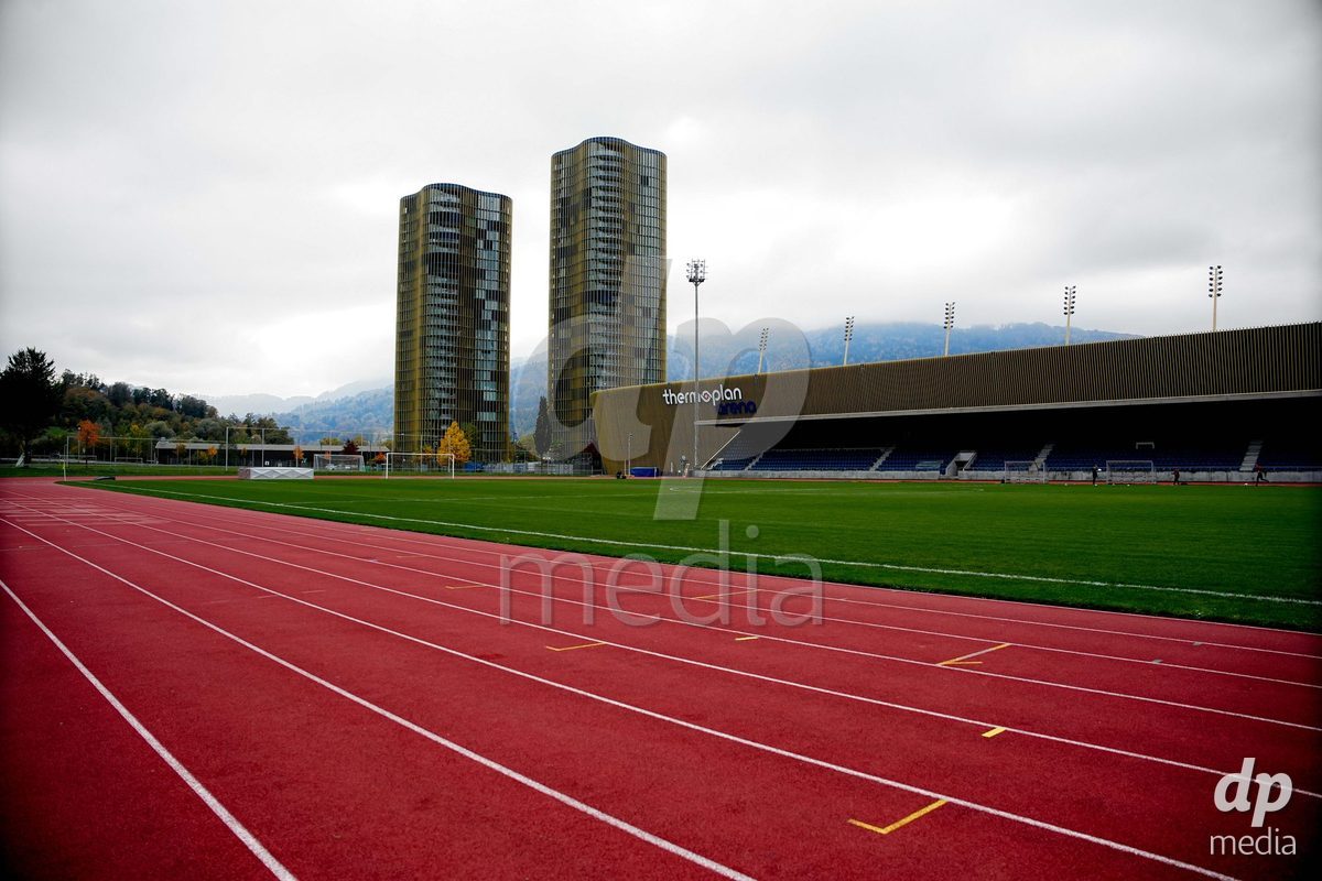 LUZERN, SWITZERLAND - OCTOBER 31: General view of  Hubelmatt prior to the AXA Women's Super League match between FC Luzern and FC Aarau Frauen at Hubelmatt on October 31, 2026 in Luzern, Switzerland.
