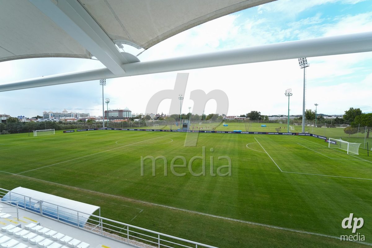 SIDE, TURKIYE - OCTOBER 31: General view inside the venue prior to the International Friendly tournament football match between Portugal U16 and Switzerland U16 at Emirhan Sport Complex on October 31, 2026 in Side, Turkiye.